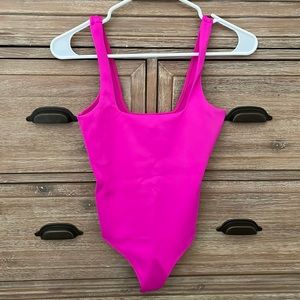 NWOT Good American Scuba Modern Tank Bodysuit